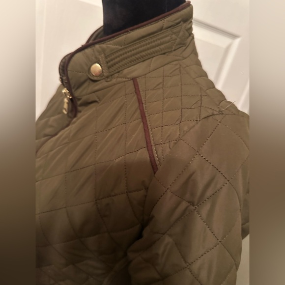 Love Tree Quilted Khaki Puffer Jacket - Picture 8 of 15